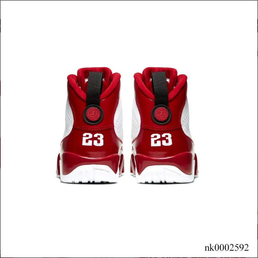 Air Jordan 9 Retro White Gym Red Shoes Sneakers