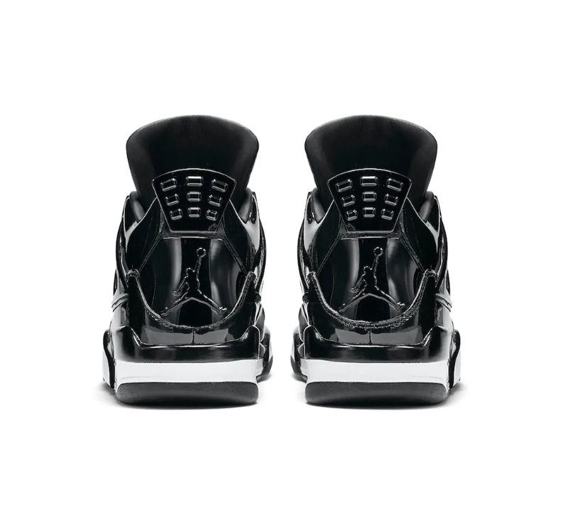 Air Jordan 4 Retro 11Lab4 Black Patent Leather Shoes Sneakers