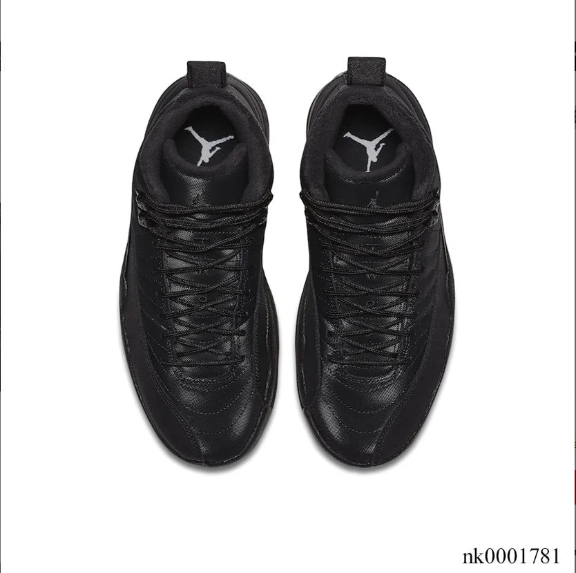 Air Jordan 12 Retro Winterized Triple Black Shoes Sneakers