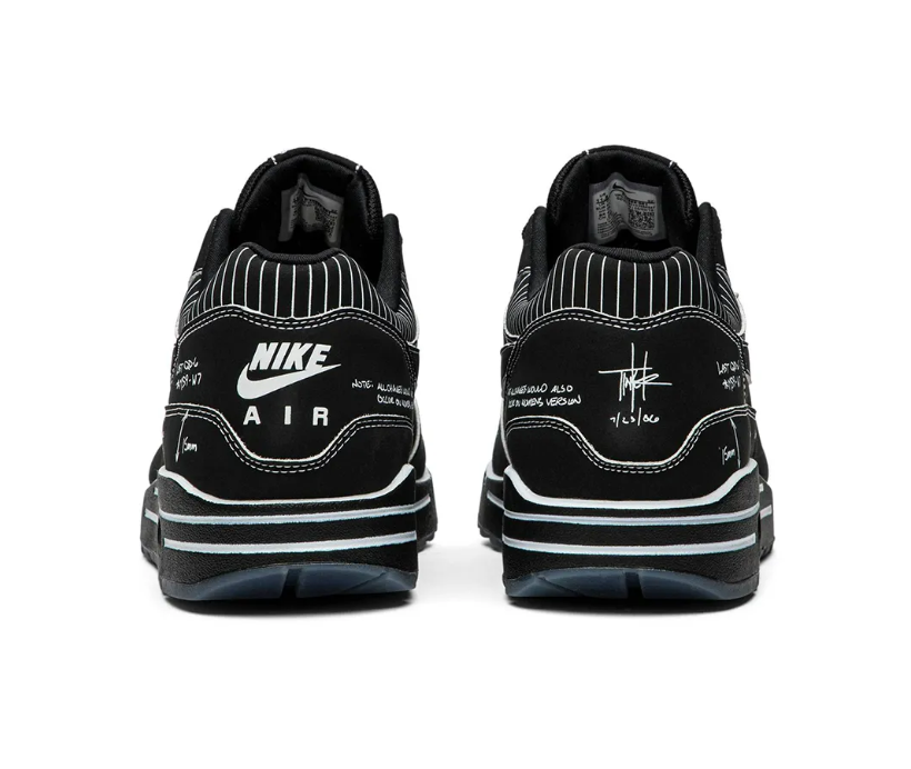 AM 1 Tinker Sketch To Self – Black Shoes Sneakers