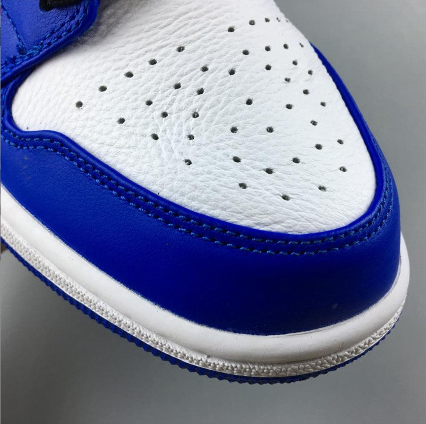 Air Jordan 1 Low Hyper Royal Orange Peel Shoes Sneakers