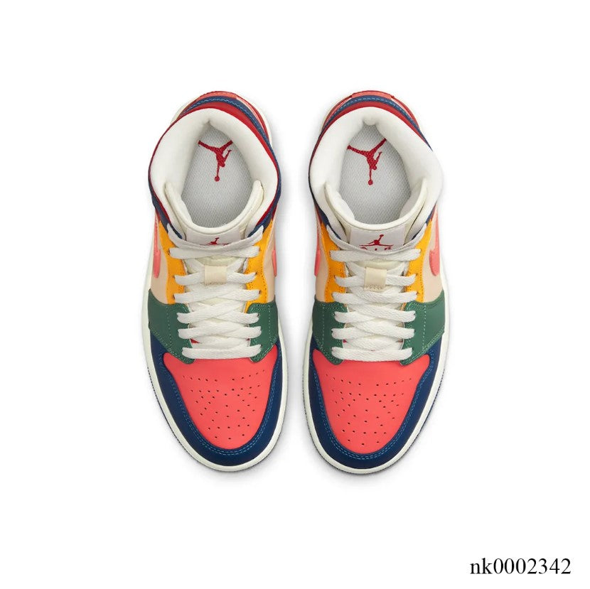 Air Jordan 1 Mid SE Multi Color Shoes Sneakers