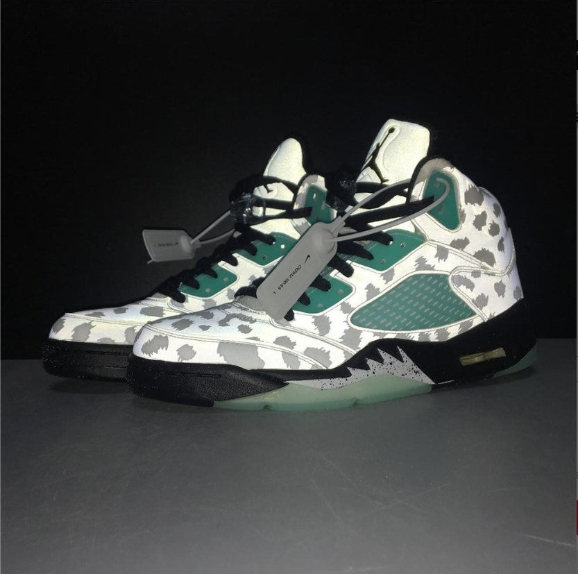 Air Jordan 5 Retro Island Green Shoes Sneakers