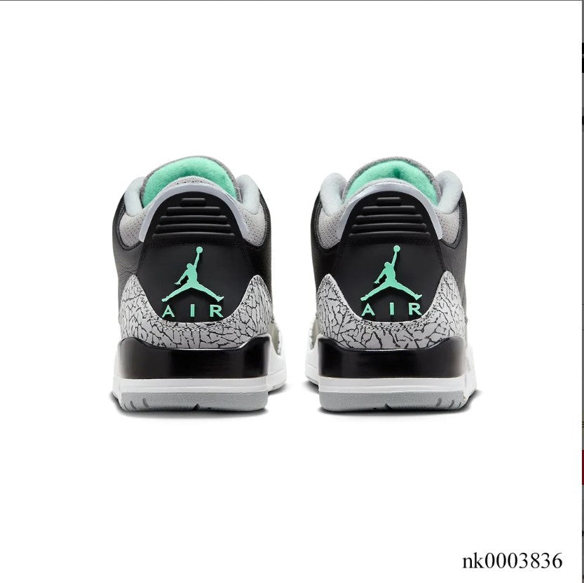 Air Jordan 3 Green Glow Shoes Sneakers