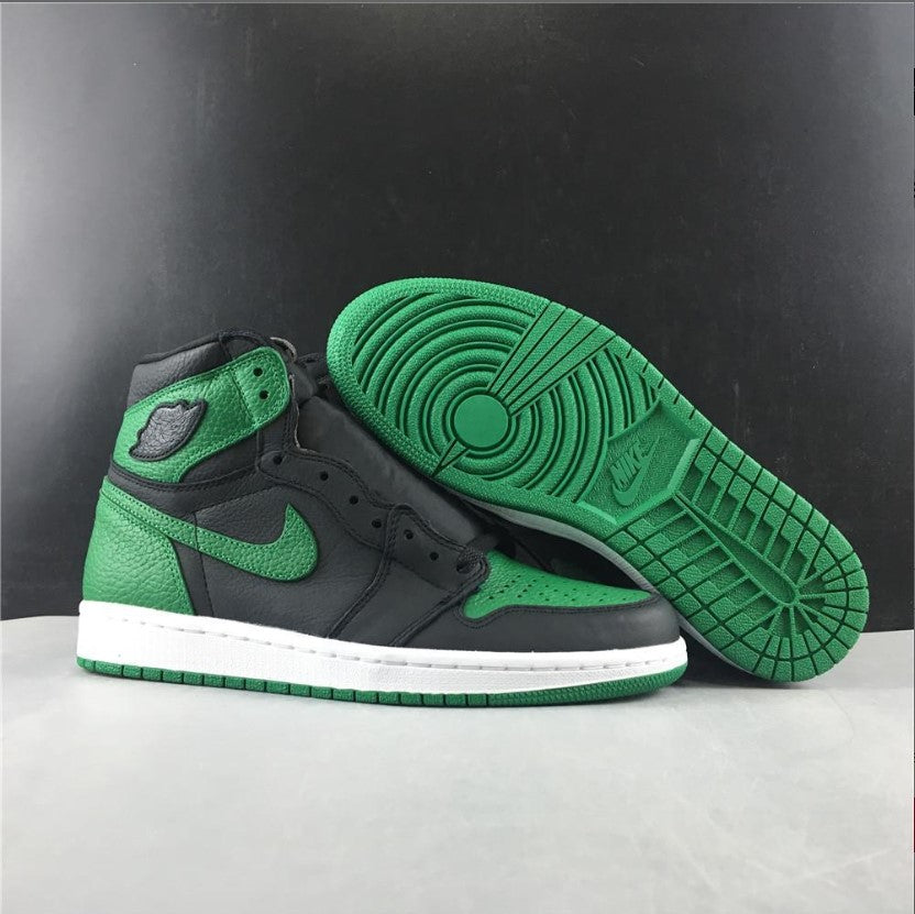 Air Jordan 1 Retro High Pine Green Black Shoes Sneakers
