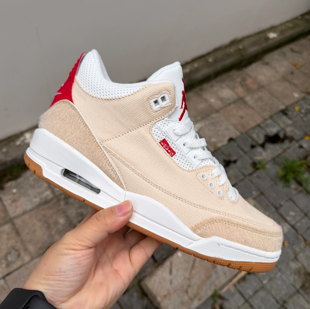 Air Jordan 3 Retro Levi’s Lunar New Year Shoes Sneakers
