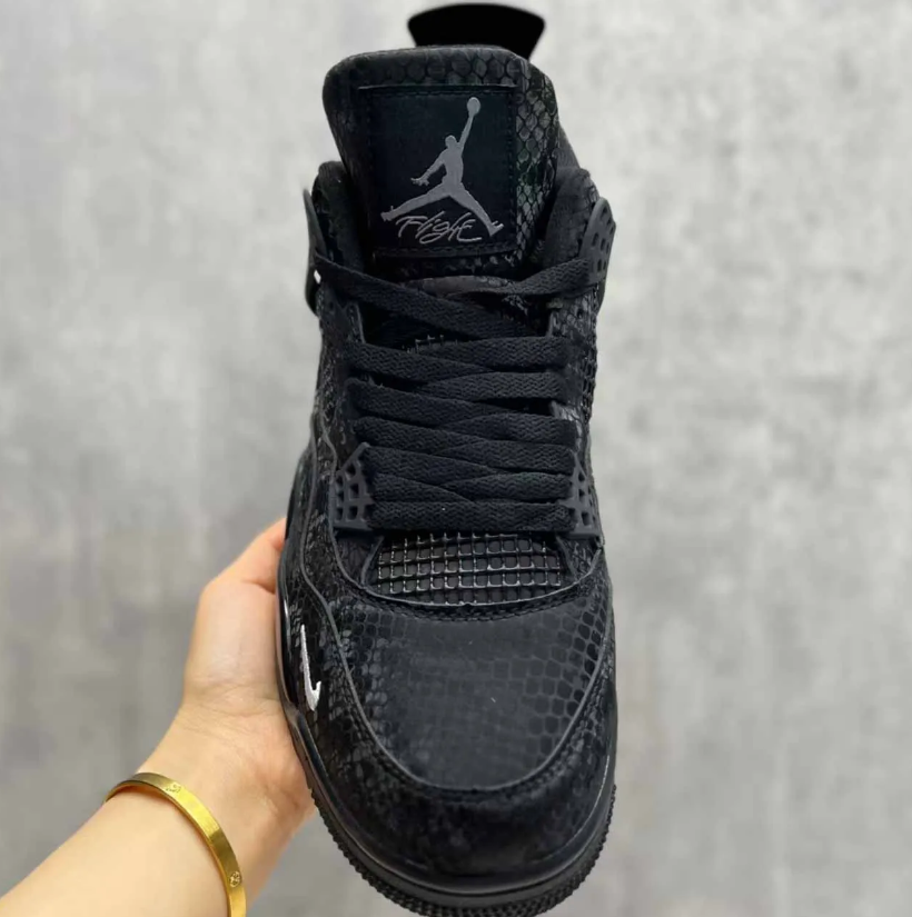 Nigel Sylvester x AJ 4 Black Mamba Shoes Sneakers