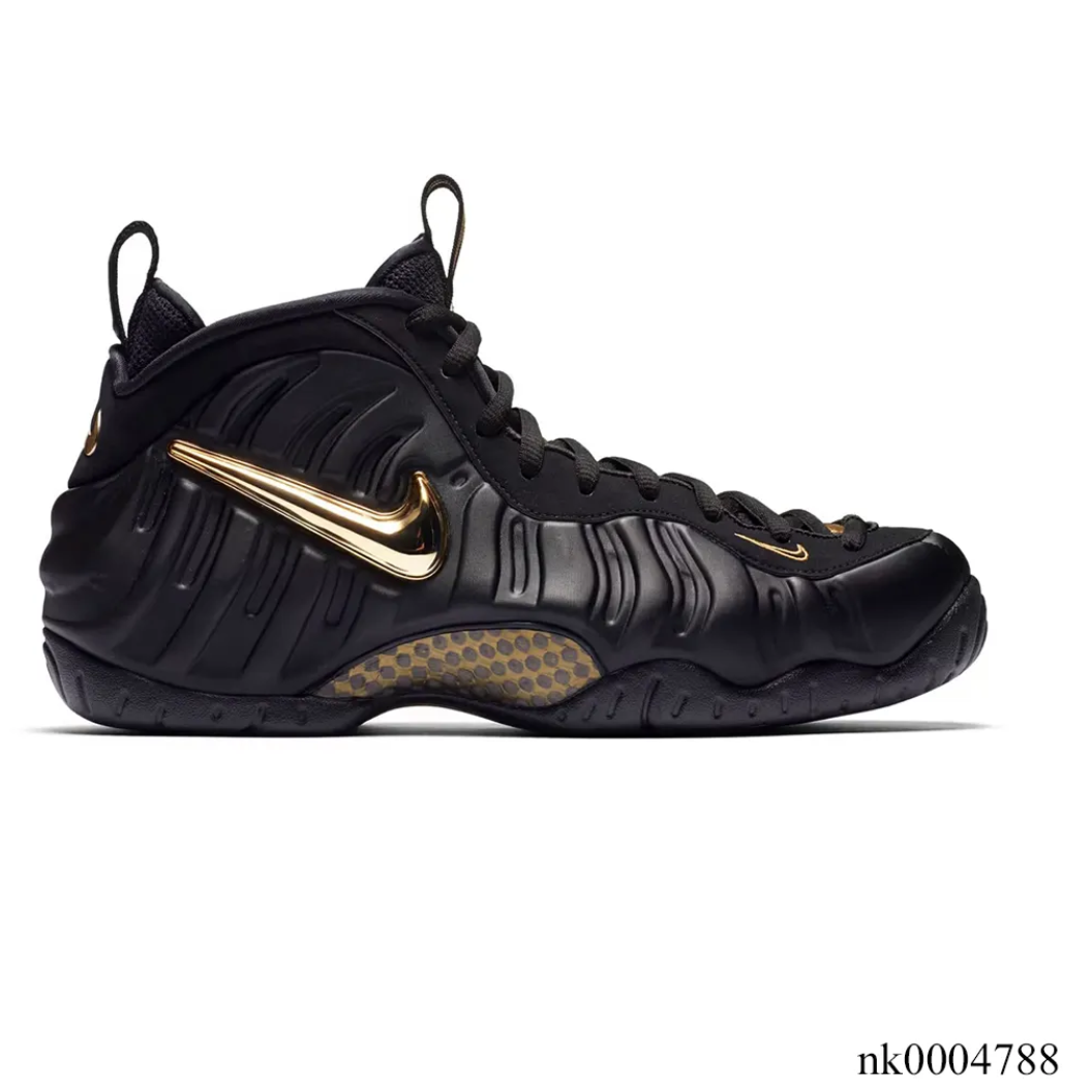 Air Foamposite Pro ‘Black Metallic Gold’ Shoes Sneakers