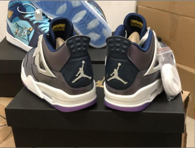 Air Jordan 4 Retro Monsoon Blue (GS) Shoes Sneakers