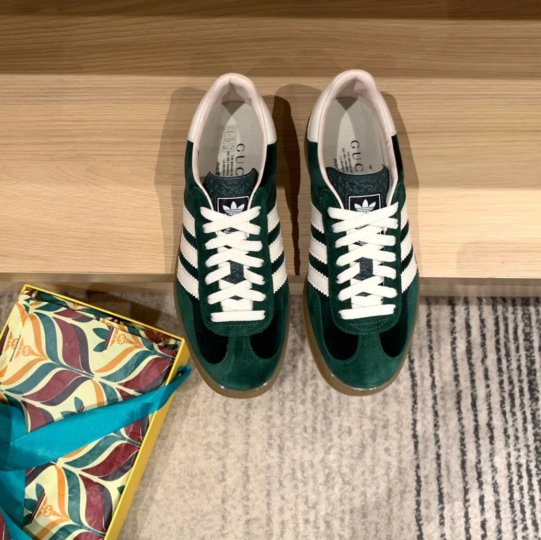 GG x AD Gazelle ‘Light Blue Silk’ Shoes Sneakers – nk0004915