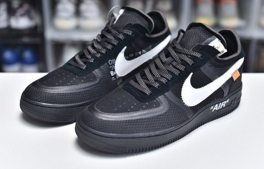 Air Force 1 Low Off-White Black White Shoes Sneakers