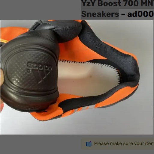 Yeezy Boost 700 MNVN Orange Shoes Sneakers