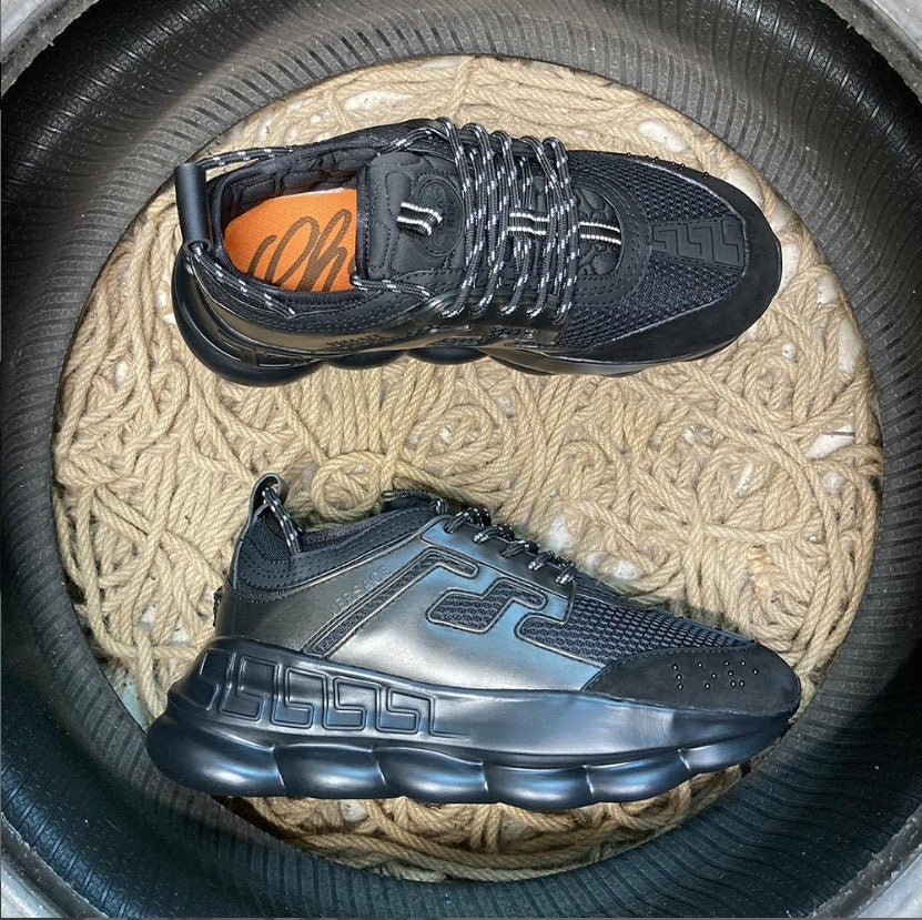 Chain Reaction Full Black Shoes Sneakers 2