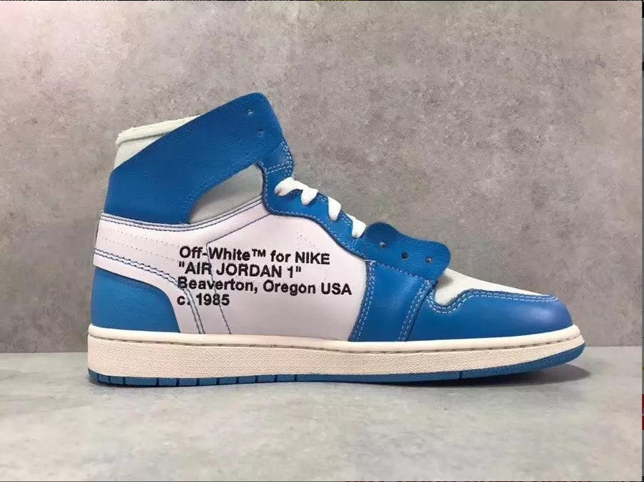 Off-White x Air Jordan 1 High OG UNC Shoes Sneakers
