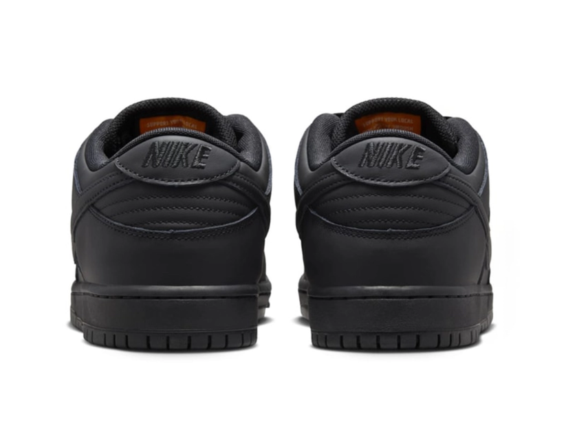 SB Dunk Low Pro ISO Triple Black Shoes Sneakers