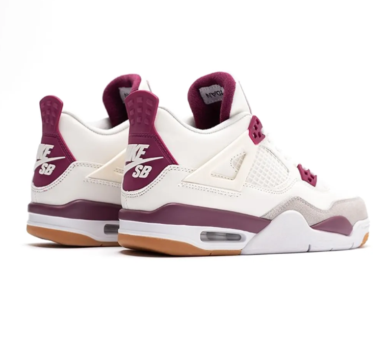 AJ 4 SB Sapphire White Purple Shoes Sneakers