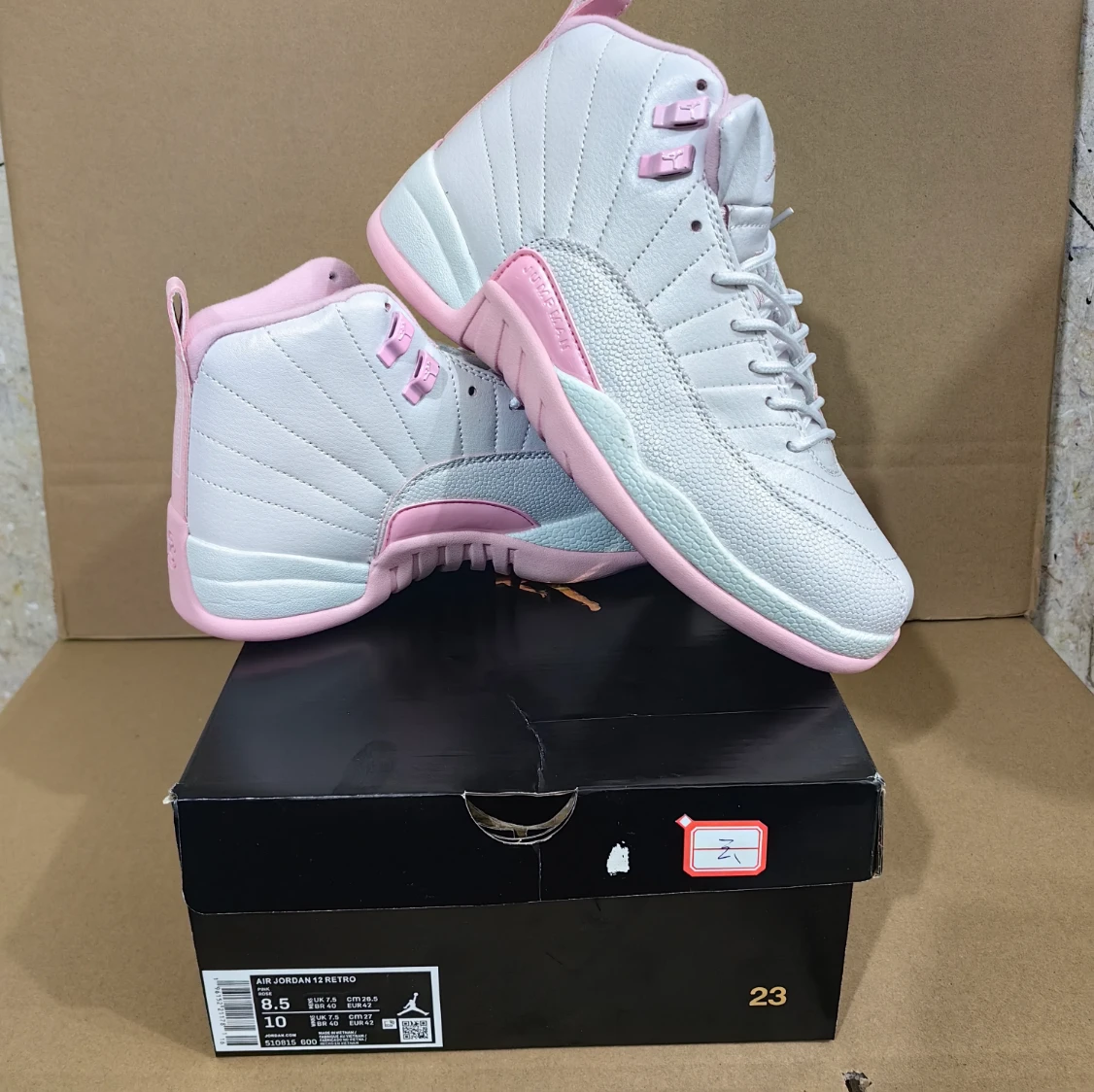 Air Jordan 12 White Pearl Pink Shoes Sneakers