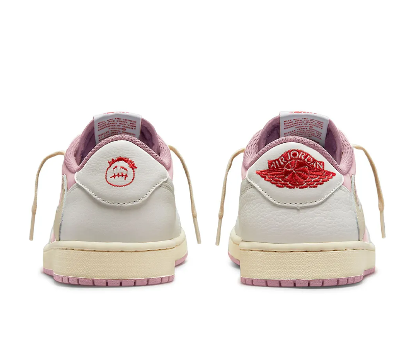 Travis Scott x Air Jordan 1 Low OG Shy Pink Shoes Sneakers