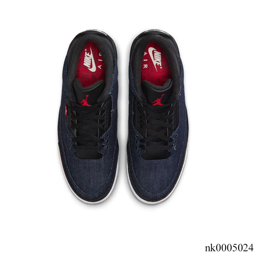 Levi’s x Air Jordan 3 Indigo Shoes Sneakers