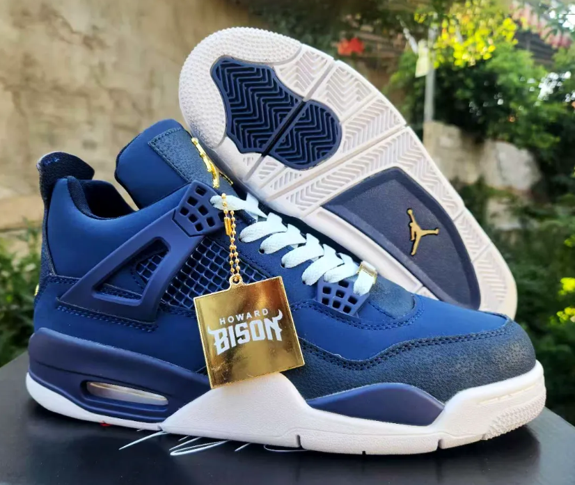 Air Jordan 4 Howard University PE Shoes Sneakers