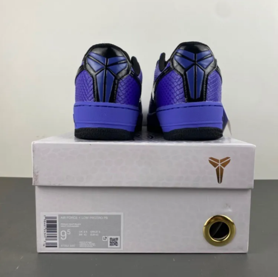 Kobe Bryant x FC Barca x Air Force 1 Low Protro Persian Violet Shoes Sneaker