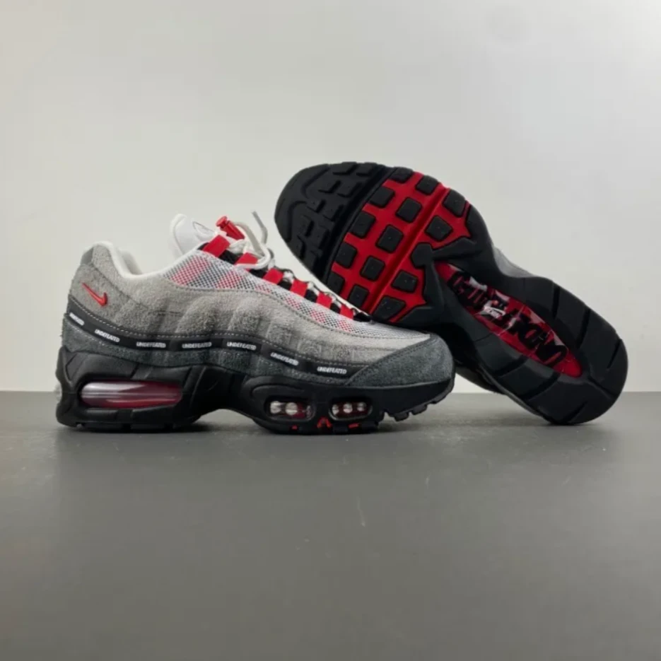 Air Max 95 SP x Undefeated Geo Tokyo Bright Crimson Shoes Sneakers