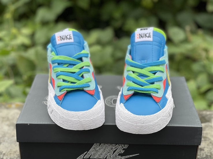 Blazer Low sacai KAWS Neptune Blue Shoes Sneakers