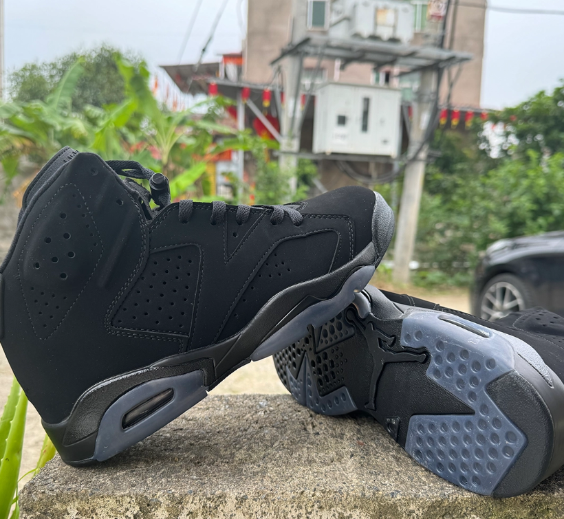 Air Jordan 6 Triple Black Shoes Sneakers