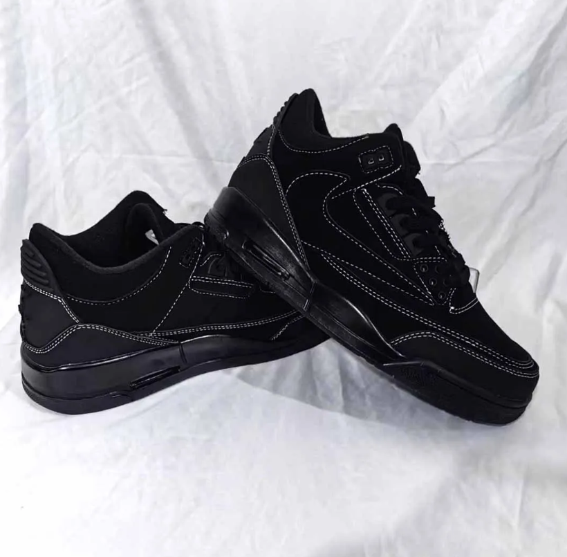 Travis Scott x AJ 3 Black Cat Shoes Sneakers