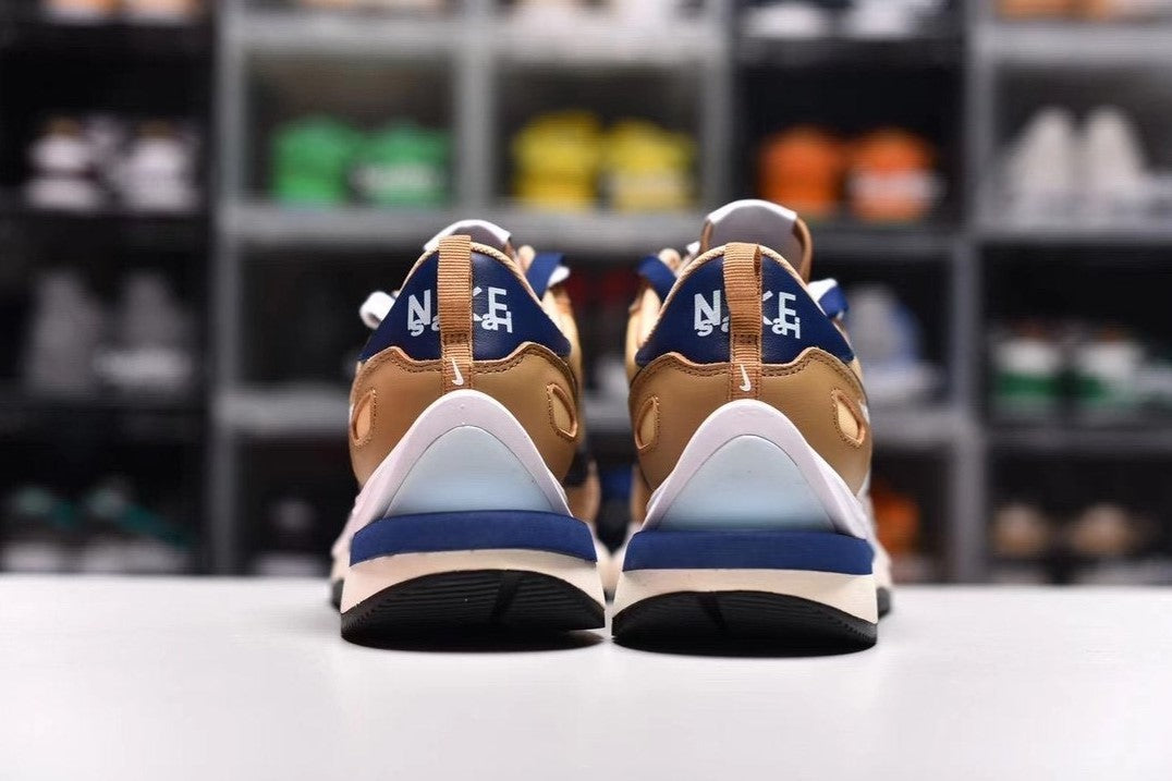 Sacai x VaporWaffle Sesame Blue Void Shoes Sneakers