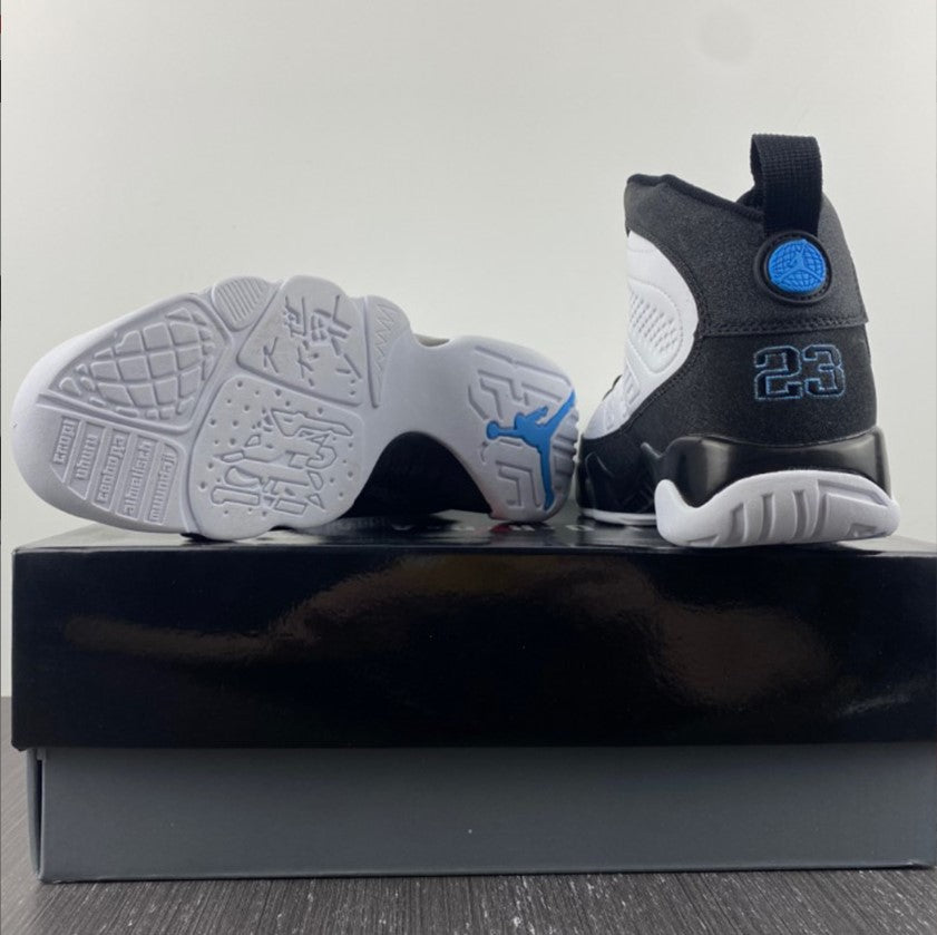 Air Jordan 9 Black University Blue Shoes Sneakers