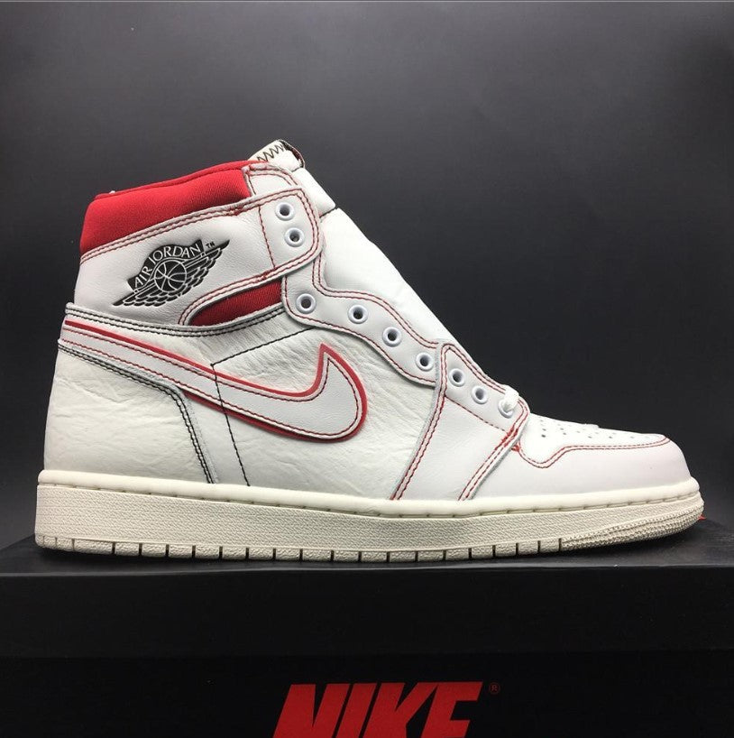 Air Jordan 1 Retro High Phantom Gym Red Shoes Sneakers