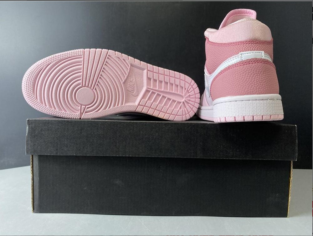 Air Jordan 1 Mid Digital Pink (W) Shoes Sneakers