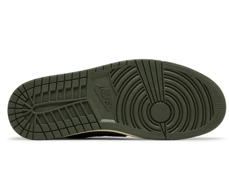 Travis Scott x AJ 1 Low Medium Olive Shoes Sneakers