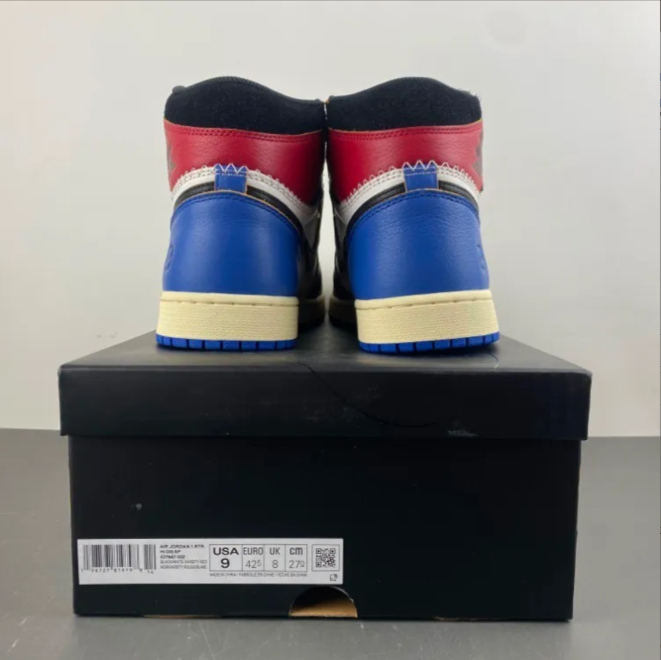 Fragment x Union LA x Air Jordan 1 High OG Varsity Red Shoes Sneakers