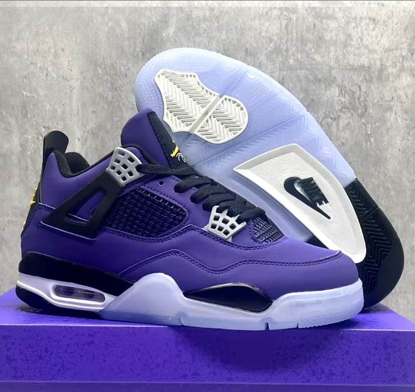 Air Jordan 4 Lakers Shoes Sneakers
