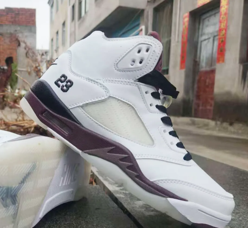A Ma Maniere x Air Jordan 5 Violet Ore Shoes Sneakers