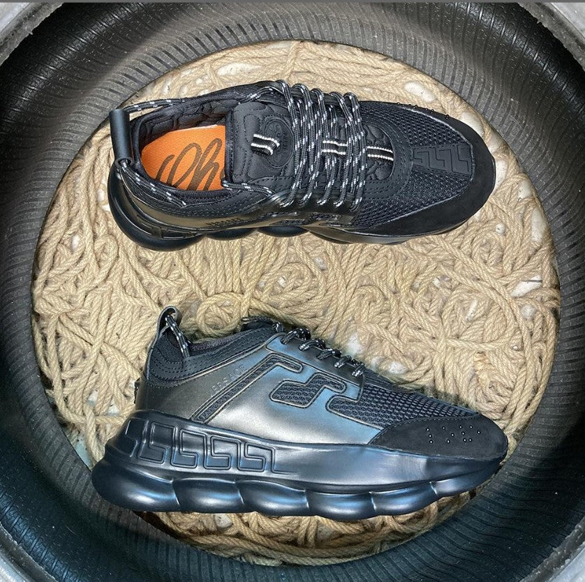 Chain Reaction Full Black Shoes Sneakers 2