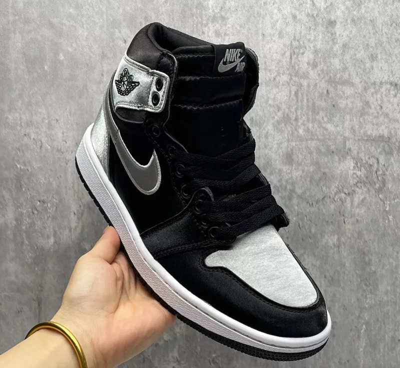 Air Jordan 1 High Satin Shadow Shoes Sneakers