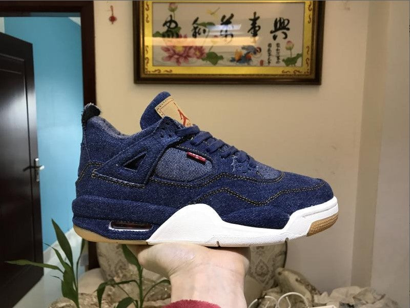 Air Jordan 4 Retro Levi’s Denim Shoes Sneakers