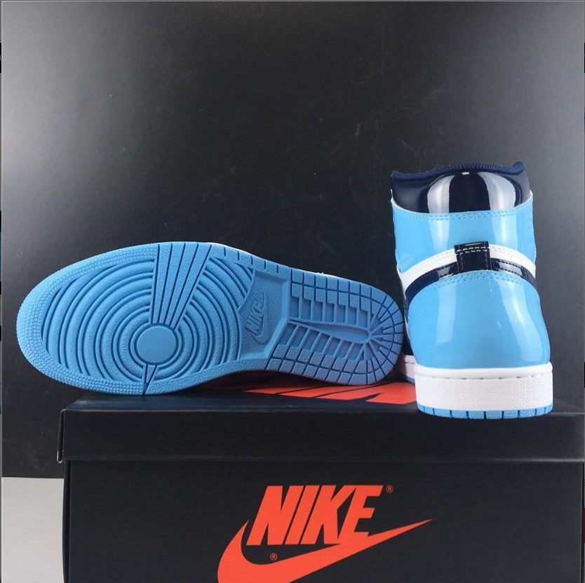 Air Jordan 1 Retro High UNC Patent Shoes Sneakers