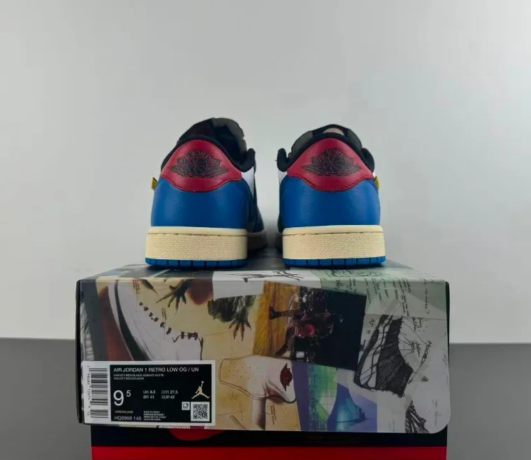 Union LA x AJ 1 Low OG Storm Blue Shoes Sneakers