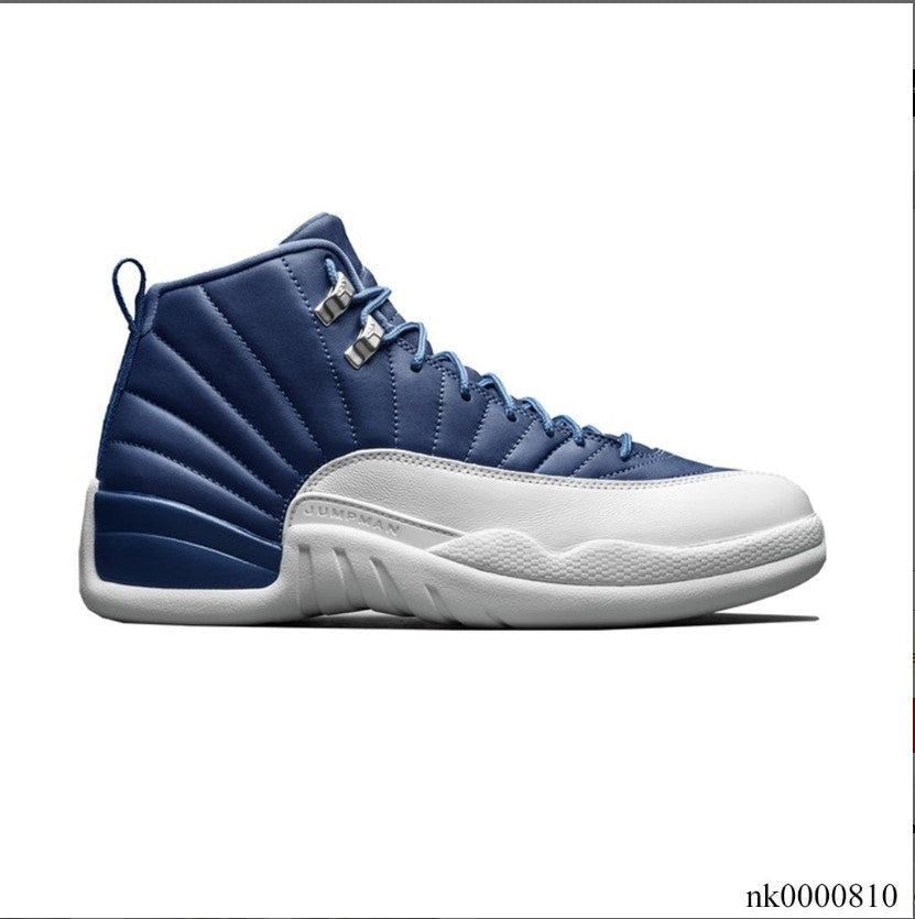 Air Jordan 12 Retro Stone Blue Shoes Sneakers