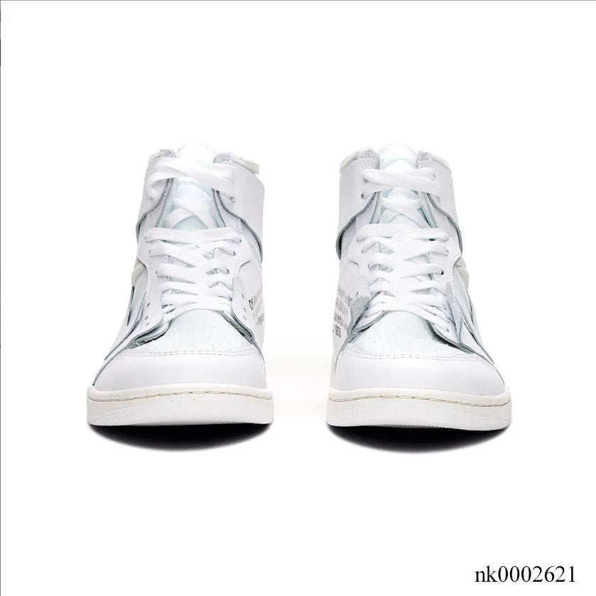 OFF-WHITE x Air Jordan 1 High White Shoes Sneakers