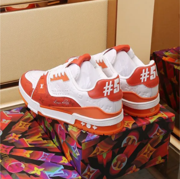 LV Trainer 54 ‘Orange Monogram’ Shoes Sneakers