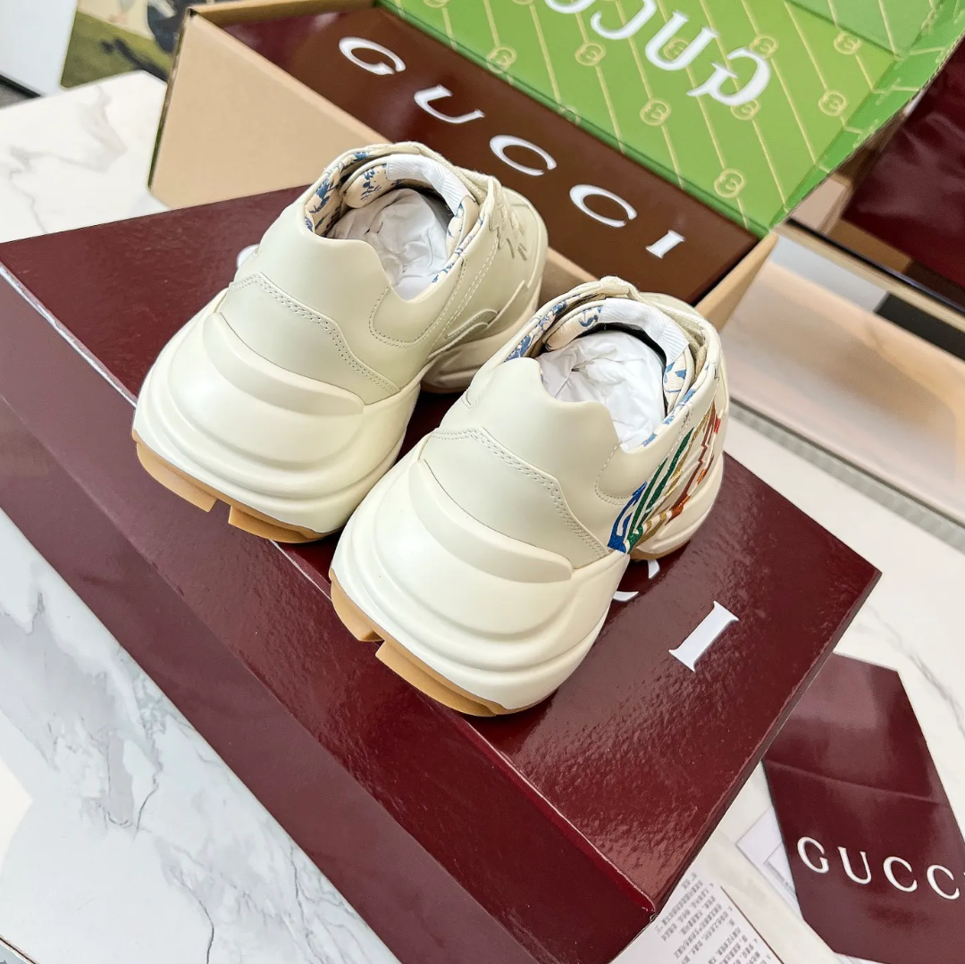 GG Rhyton Monogram ‘Glitter’ Shoes Sneakers