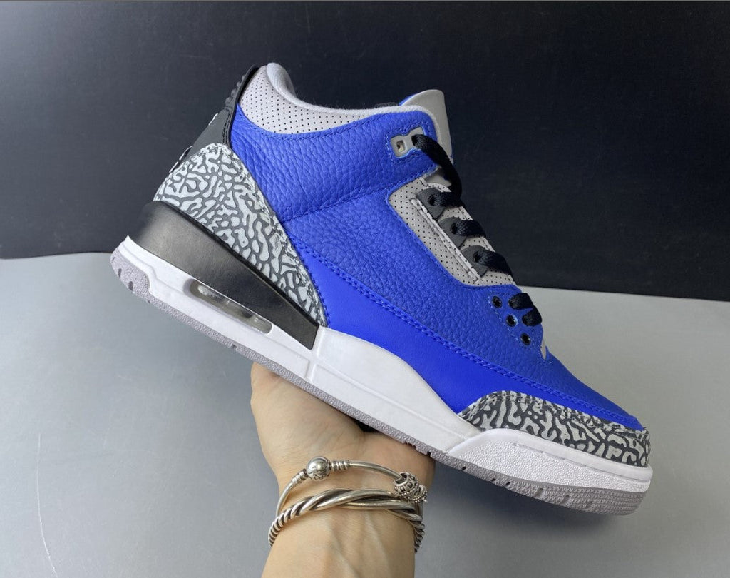 Air Jordan  Jordan 3 Retro Varsity Royal Cement Shoes Sneakers