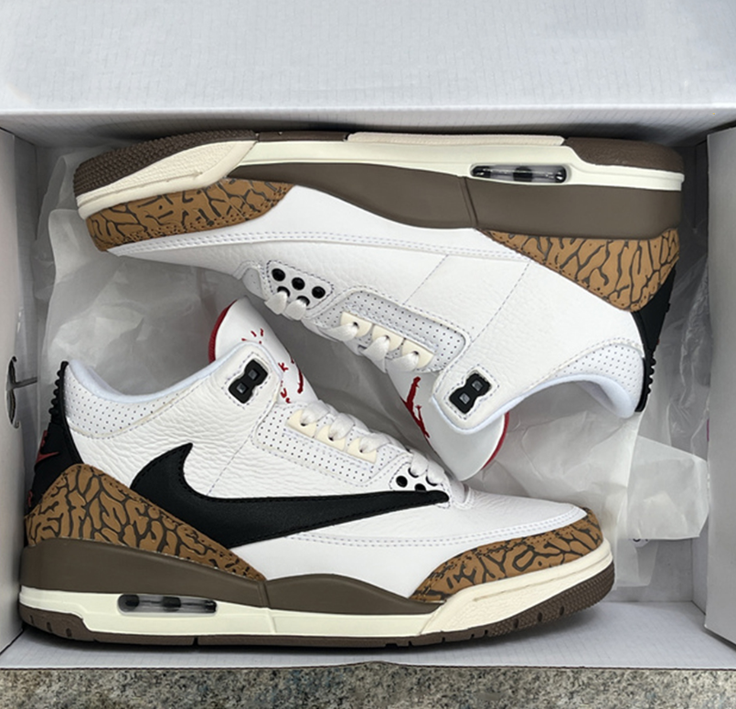 Air Jordan 3 x Travis Scott Palomino Shoes Sneakers