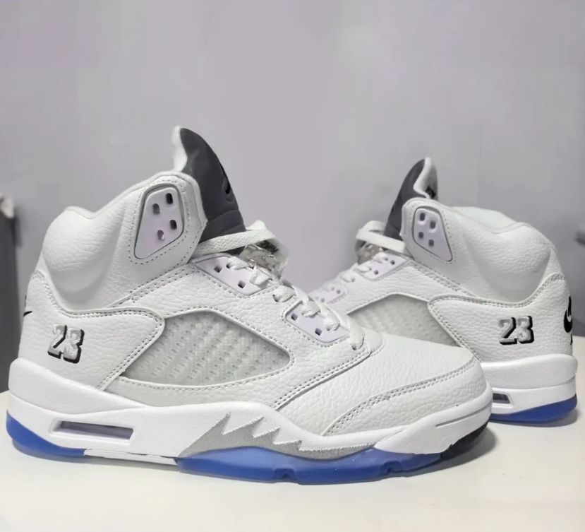 Air Jordan 5 White Metallic (2026) Shoes Sneakers