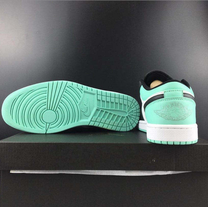 Air Jordan 1 Low Emerald Toe Shoes Sneakers